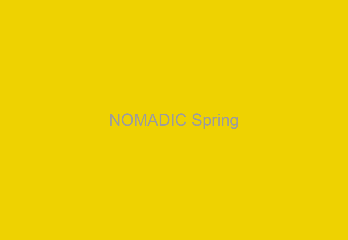 NOMADIC Spring/Summer Trend 2016